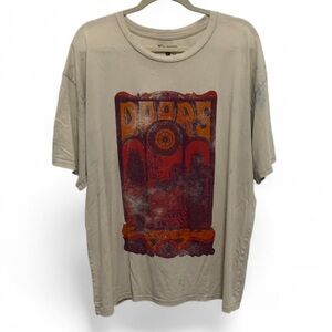 The Doors Psychedelic Retro Graphic Oversized Short Sleeve Shirt